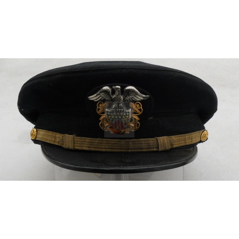 US Navy Officers Service Cap, WWII, black, 199,99 €