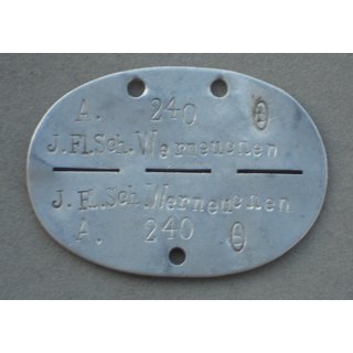 Jagdfliegerschule Werneuchen Erkennungsmarke