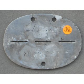 II./Infanterieregiment 202 Erkennungsmarke
