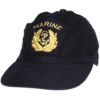 German Navy Work Cap, with Insignia, blue