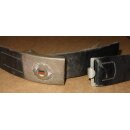 Volkspolizei Dienstkoppel, Leder, schwarz, gebraucht