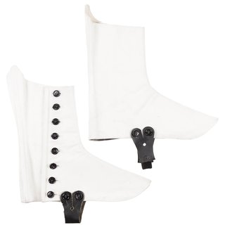 Scottish Highland Gaiters / Spats, white