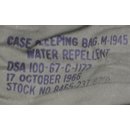 US, Case Sleeping Bag, M-1945, olive