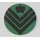 Rank Insignia, NBC Suit, Printed on green