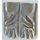 Leather Gloves, olive with Gauntlets