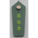 Shoulder Boards, green Police, used with Button Hole, Single