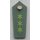 Shoulder Boards, "green" Police, used with Button Hole, Single