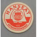 Hanseat Rostocker Brauerei - VEB Getränkekombinat Bierdeckel