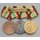 NVA, 3 Faithfull Service Medals Bar, 900 silver