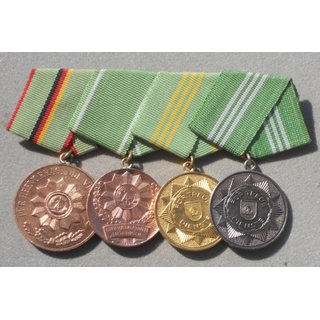 MdI Medaillenspange, 4 Auszeichnungen