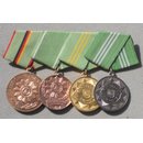 MdI Medaillenspange, 4 Auszeichnungen