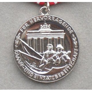 Merit Medal of the Battle Groups of the Working Class, silver