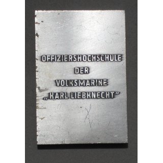 Offiziershochschule der VM Karl Liebknecht Plakette
