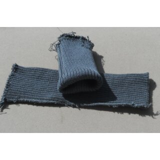 Spare Knit Cuffs for Leather Flight Jackets, grey