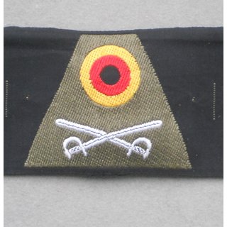 Woven Cap Badge with Swords, Army