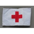 Sanitätspersonal, Armbinde, oliv/weiß