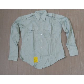 Shirt, Mans, Poly/Ctn. Army Green 415, Long Sleeve