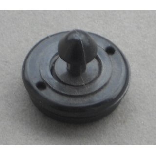 Druckknopf, Plastik, Schwarz, ABC-BA
