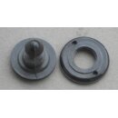 Druckknopf, Plastik, Schwarz, ABC-BA