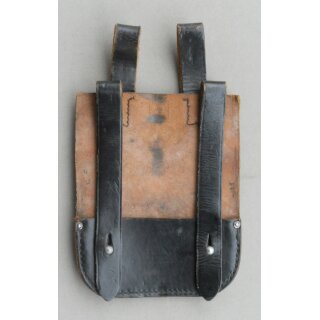 Spatentasche, Leder schwarz, BGS