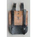 Spatentasche, Leder schwarz, BGS