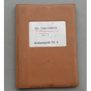 TDv 1290/006-13 Kreiselgerät TK4