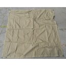 Zeltplane / Poncho, alte Art mit Lederösen