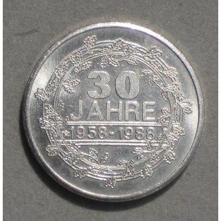 30 Anniversary of the Civil Defense 1988 Medal/Coin