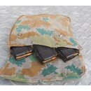 AK47 Magazintasche, Flecktarn, gebogen