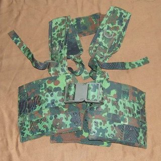 Load Bearing Vest  Belgian camouflage.