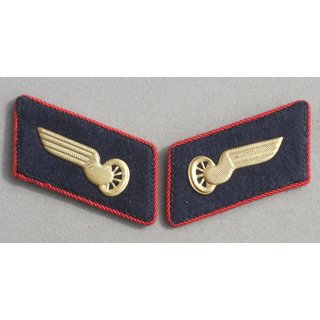 Red Collar Patches of the German Railways of the GDR