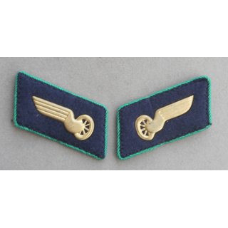 Green Collar Patches of the German Railways of the GDR