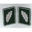 Forestry Service Collar Patches, machine embroidery