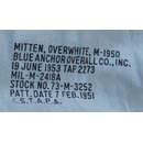 Mittens, Overwhite M1950
