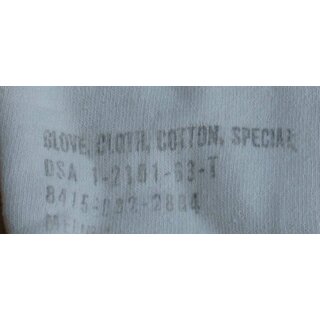 Glove, Cloth, Cotton, Special