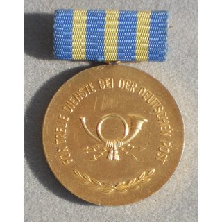 Loyalty Medal of the German Postal Service, gold