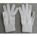 NVA Frauen-Handschuhe, wei, Strick