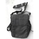 Shoulderbag for Patrolmen, black Nylon