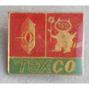 TEXCO Textilkomerz Werbeabzeichen, verschiedene