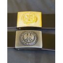 Dienstkoppel, Leder, schwarz, neue Art