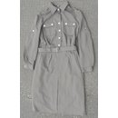NVA, Uniformkleid dunkelgrau, Frauen, Langarm