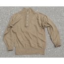 5-Button Sweater, Wollpullover, braun 