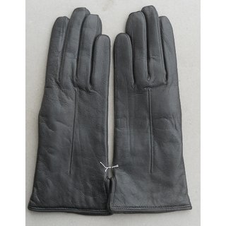 Female black Leather Gloves, Type1