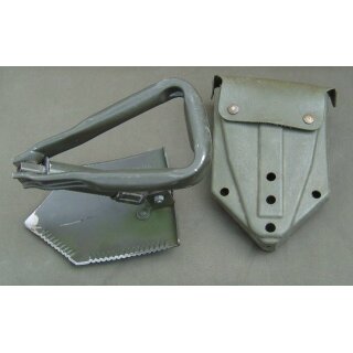 Shovel / E-Tool, 3-fold, olive Bundeswehr