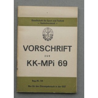 Regulation for the KK-MP 69