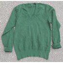 Uniformpullover, grün, V-Ausschnitt