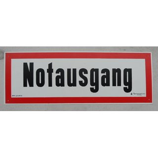Emergency Exit Sign