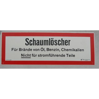 Foam Extinguisher Sign
