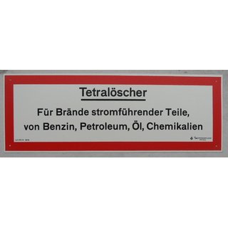 Tetra Extinguisher Sign