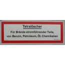 Tetra Extinguisher Sign
